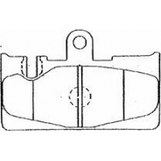 A2N010 AISIN Комплект тормозных колодок, дисковый тормоз
