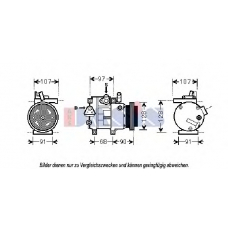851840N AKS DASIS Компрессор, кондиционер