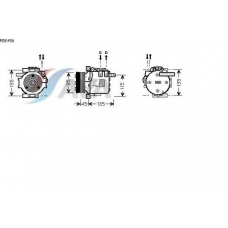 MSK456 AVA Компрессор, кондиционер