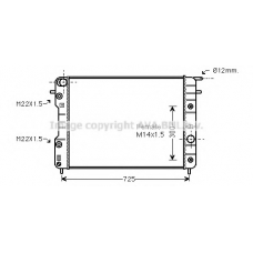 OLA2202 Prasco Радиатор, охлаждение двигателя