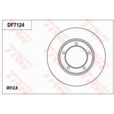 DF7124 TRW Тормозной диск