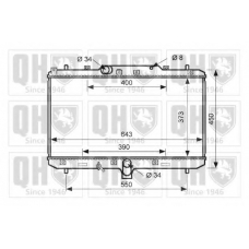 QER1437 QUINTON HAZELL Радиатор, охлаждение двигателя