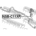 NSB-C11XF FEBEST Опора, стабилизатор