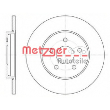 6661.00 METZGER Тормозной диск