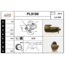 PL9189 SNRA Стартер