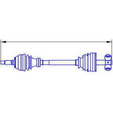 12812 SERCORE Приводной вал