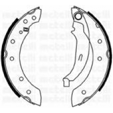 53-0350 METELLI Комплект тормозных колодок
