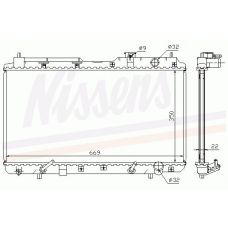 68102 NISSENS Охладитель, охлаждение двигателя