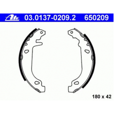 03.0137-0209.2 ATE Комплект тормозных колодок