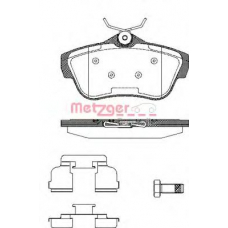 1299.00 METZGER Комплект тормозных колодок, дисковый тормоз