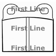 FBP1439 FIRST LINE Комплект тормозных колодок, дисковый тормоз