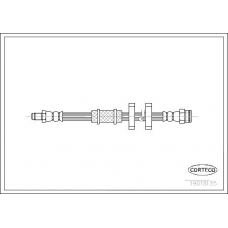19018135 CORTECO Тормозной шланг