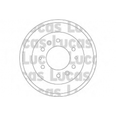 DB4172 TRW Тормозной барабан