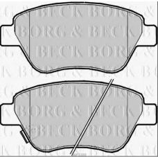 BBP2388 BORG & BECK Комплект тормозных колодок, дисковый тормоз