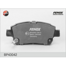 BP43042 FENOX Комплект тормозных колодок, дисковый тормоз