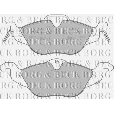 BBP1563 BORG & BECK Комплект тормозных колодок, дисковый тормоз