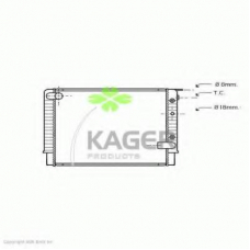 31-1556 KAGER Радиатор, охлаждение двигателя
