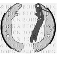 BBS6439 BORG & BECK Комплект тормозных колодок