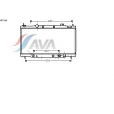 HD2166 AVA Радиатор, охлаждение двигателя