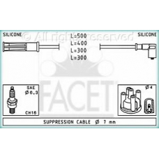 4.7244 FACET Комплект проводов зажигания