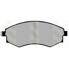 PA747 BRAKE ENGINEERING Комплект тормозных колодок, дисковый тормоз