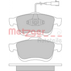 1170542 METZGER Комплект тормозных колодок, дисковый тормоз