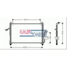 5220151 KUHLER SCHNEIDER Конденсатор, кондиционер