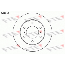 BS7235 FTE Тормозной диск