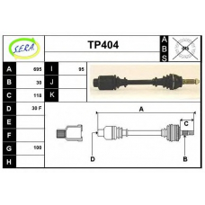 TP404 SERA Приводной вал