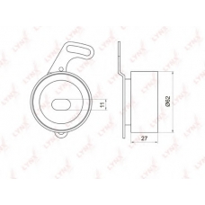 PB1021 LYNX Ролик натяжной