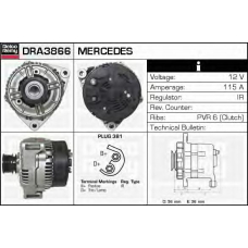 DRA3866 DELCO REMY Генератор