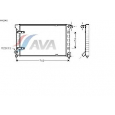 VW2042 AVA Радиатор, охлаждение двигателя