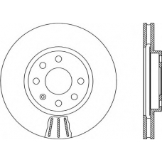 BDR1880.20 OPEN PARTS Тормозной диск