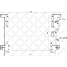 87-39102-SX STELLOX Конденсатор, кондиционер