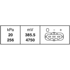 6PP 009 400-111 HELLA Датчик, давление наддува; датчик, давление во впус