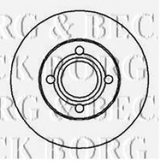BBD4142 BORG & BECK Тормозной диск