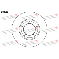 BS3598 FTE Тормозной диск