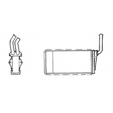 58642 NRF Теплообменник, отопление салона