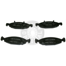 12100 OPTIMAL Комплект тормозных колодок, дисковый тормоз