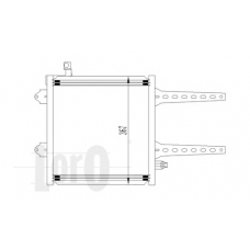 053-016-0005 LORO Конденсатор, кондиционер