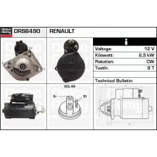 DRS8490 DELCO REMY Стартер