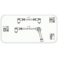 JP119 JANMOR Комплект проводов зажигания