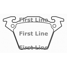 FBP3297 FIRST LINE Комплект тормозных колодок, дисковый тормоз