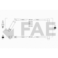 85570 FAE Комплект проводов зажигания