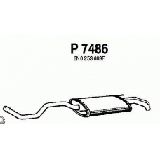 P7486 FENNO Глушитель выхлопных газов конечный