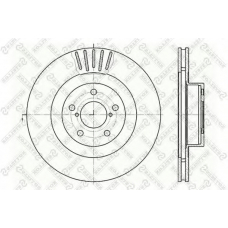 6020-4412V-SX STELLOX Тормозной диск