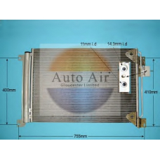 16-9922 AUTO AIR GLOUCESTER Конденсатор, кондиционер