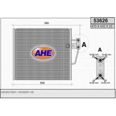 53626 AHE Конденсатор, кондиционер