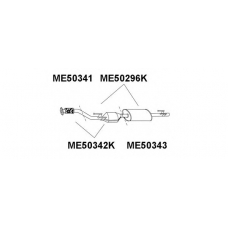 ME50341 VENEPORTE Ремонтная трубка, катализатор