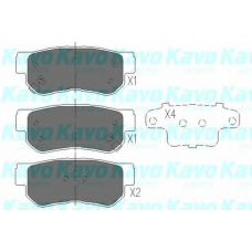KBP-3005 KAVO PARTS Комплект тормозных колодок, дисковый тормоз